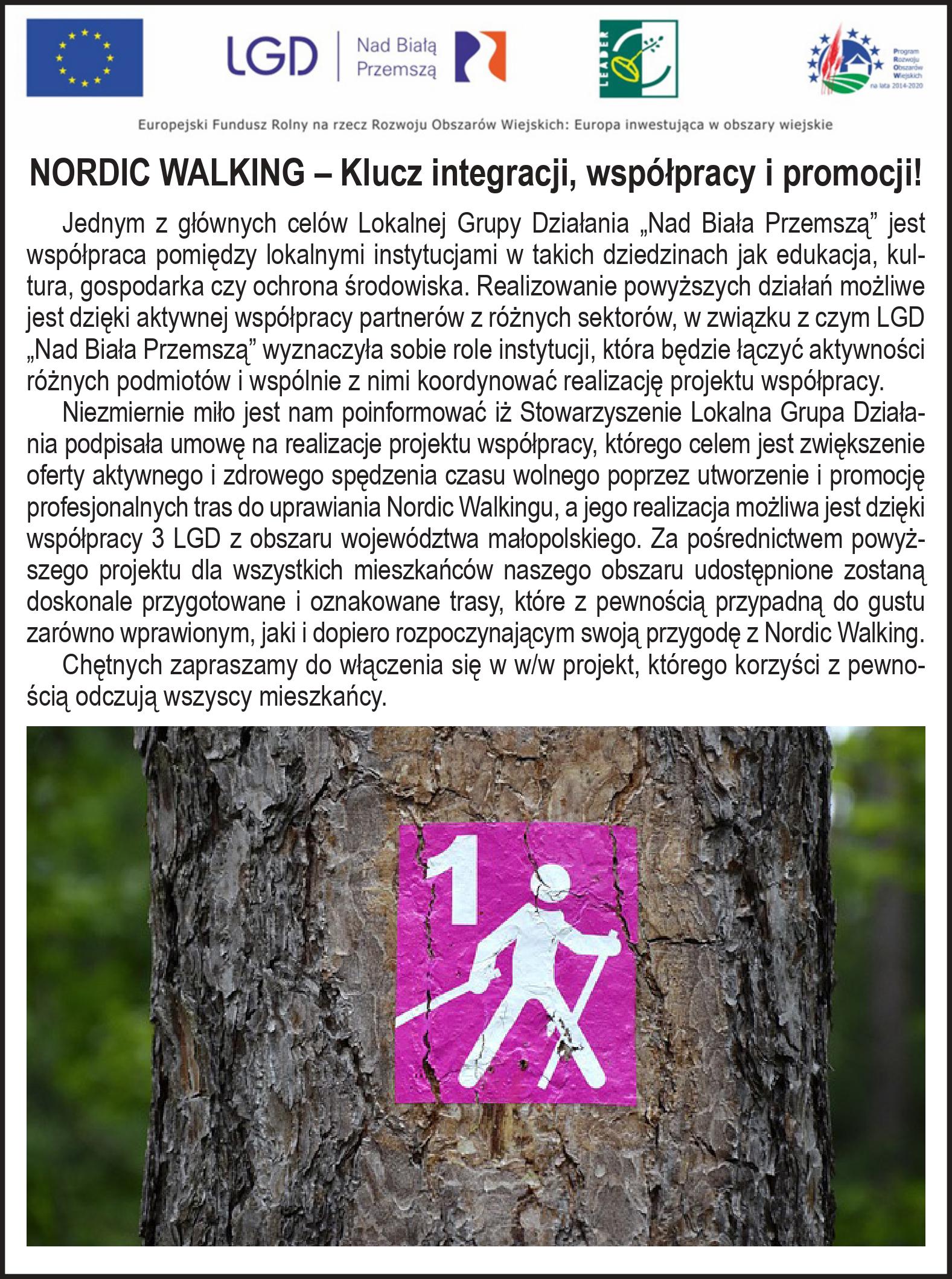 NORDIC WALKING - Klucz integracji, współpracy i promocji!