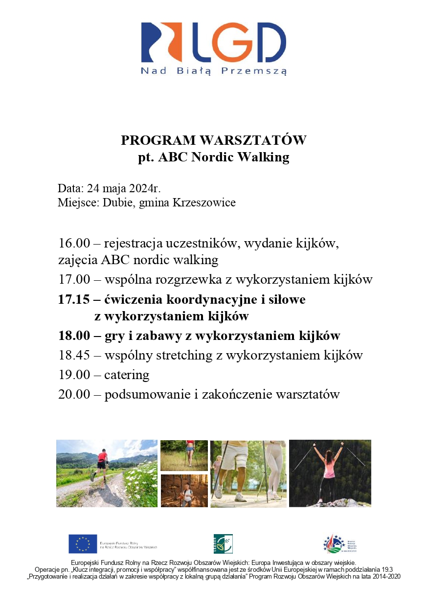 Zapraszamy na warsztaty Nordic Walking!