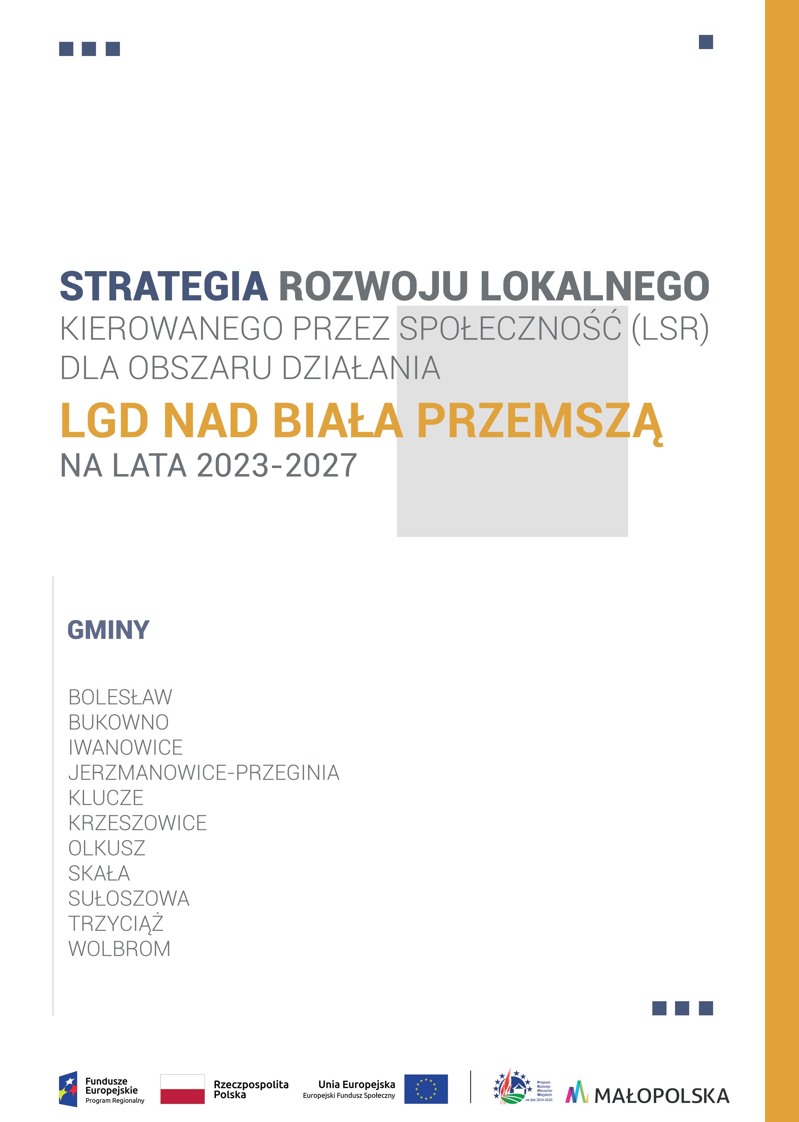 Strategia Rozwoju Lokalnego kierowanego przez społeczność lokalną na lata 2023-2027